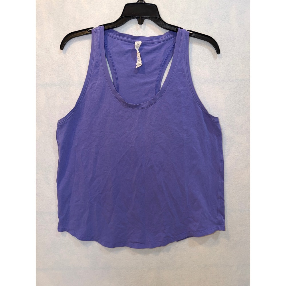 Lululemon Purple‎ Racerback Tank Top Women's Size 12 Athletic Casual Comfort